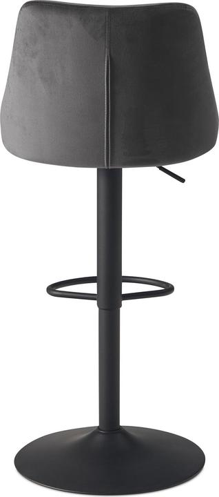 Image du produit FineBuy Tabouret de cuisine Tabouret de velours Tabouret de bistrot pivotant Chaise de bar moderne