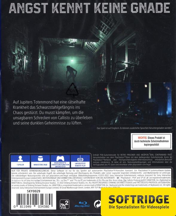 Produktbild Skybound The Callisto Protocol (PS4, DE)
