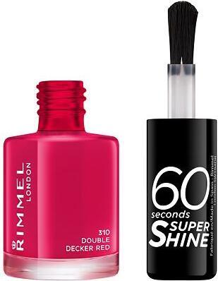 Image du produit Rimmel London 60 Seconds Super Shine (310 Double Decker Rouge, Vernis couleur)