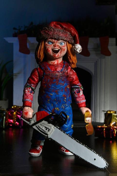 Image du produit Neca Chucky La Poupée Tueuse Figurine Ultimate Chucky (Holiday Edition) 18 cm