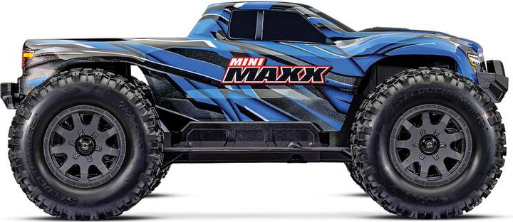 Actual product image Traxxas M.TRUCK MINI MAXX 4WD EP RTR BLUE BL-2s BRUSHLESS MIT LadegerÃ¤t & Akku (RTR Ready-to-Run)
