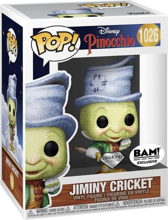 Actual product image Funko POP! Disney Pinocchio Jiminy Cricket Diamond