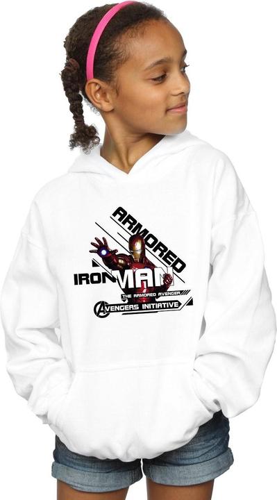 Produktbild Avengers Iron Man Armoured Avenger Kapuzenpullover Mädchen (152, 158)