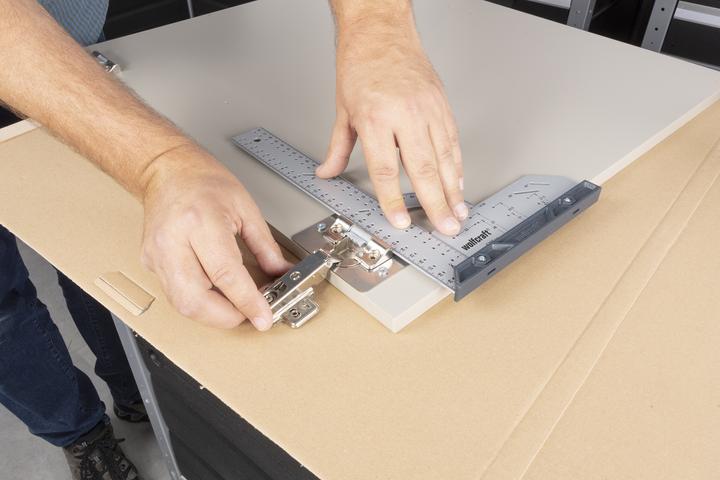 Produktbild wolfcraft wolfcraft 1 Rep.Montageplattenset f. Topfscharnier
