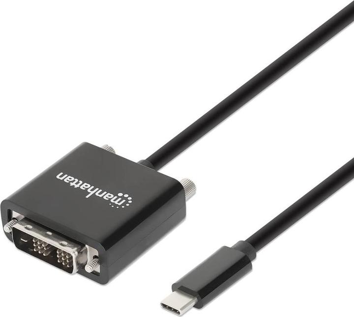 Produktbild Manhattan USB-C to DVI Adapter Cable (2 m, USB Typ C)