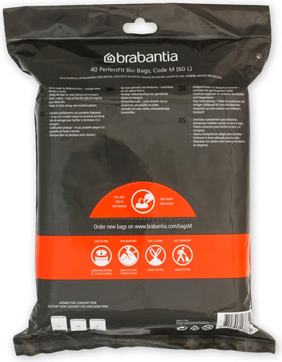 Productafbeelding Brabantia PerfectFit Tassen (40 x, 60 l)