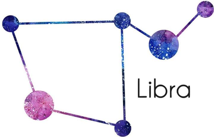 Produktbild Trenddeko Sternbild Libra - Waage (50 x 32 cm)