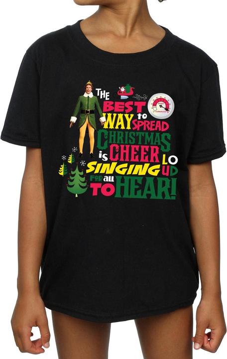 Immagine prodotto Elf Christmas Cheer Maglietta Ragazze (152, 158)