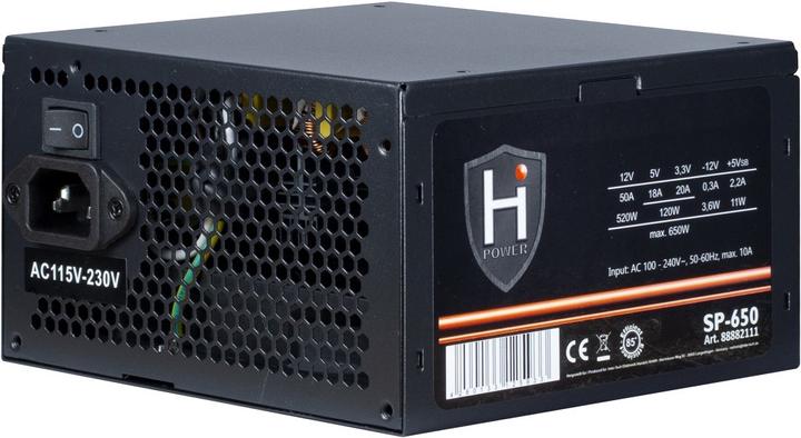 Actual product image Intertech HiPower (650 W)