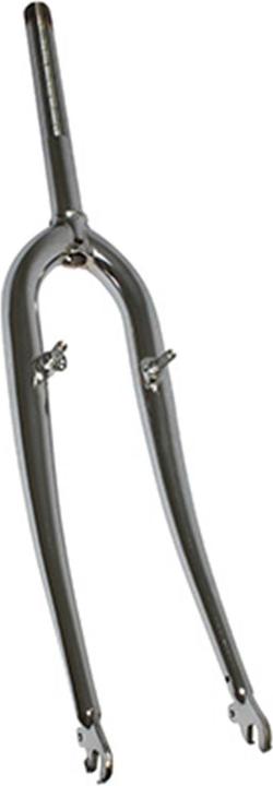 Actual product image P2R Rigid bent mountain bike fork with 22.2mm threaded pivot cleats