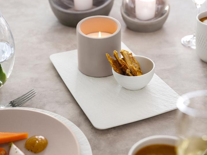 Actual product image Villeroy & Boch Multifunctional rectangular plate Manufacture Rock blanc