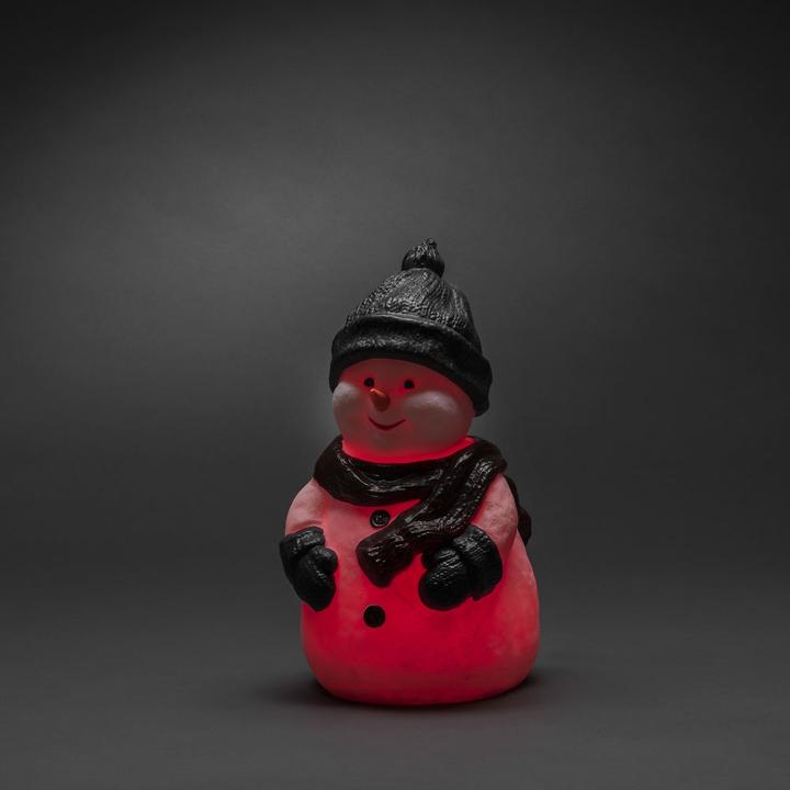 Actual product image Konstsmide LED Snowman LED Plastic Snowman, 38 cm, RGB