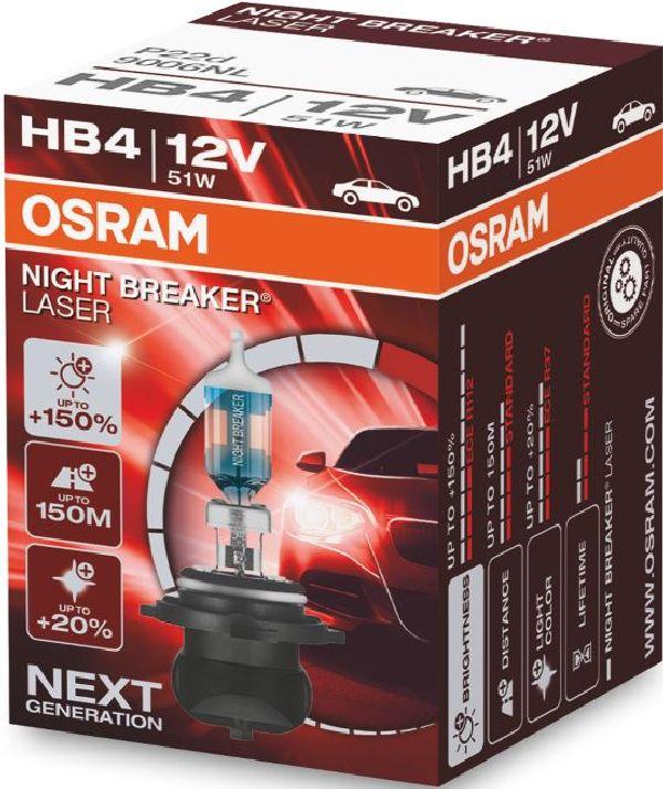 Actual product image Osram Night Breaker (HB4)