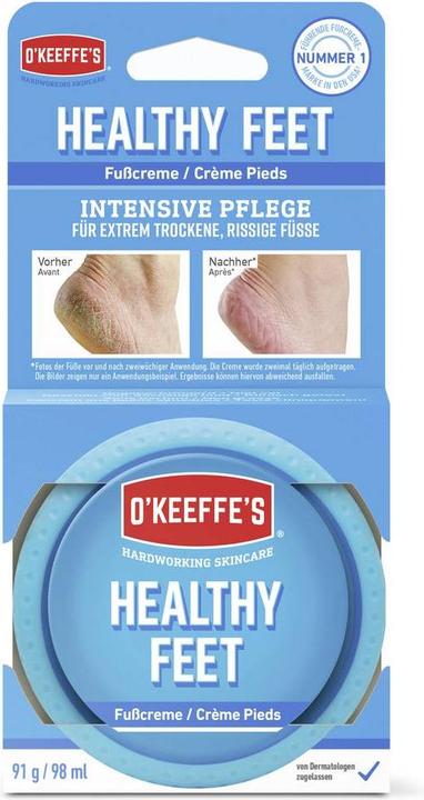 O'Keeffe's Healthy Feet Fusspflegecreme 91 g AZPUK020 1 St. (Fussdeodorant & -puder)