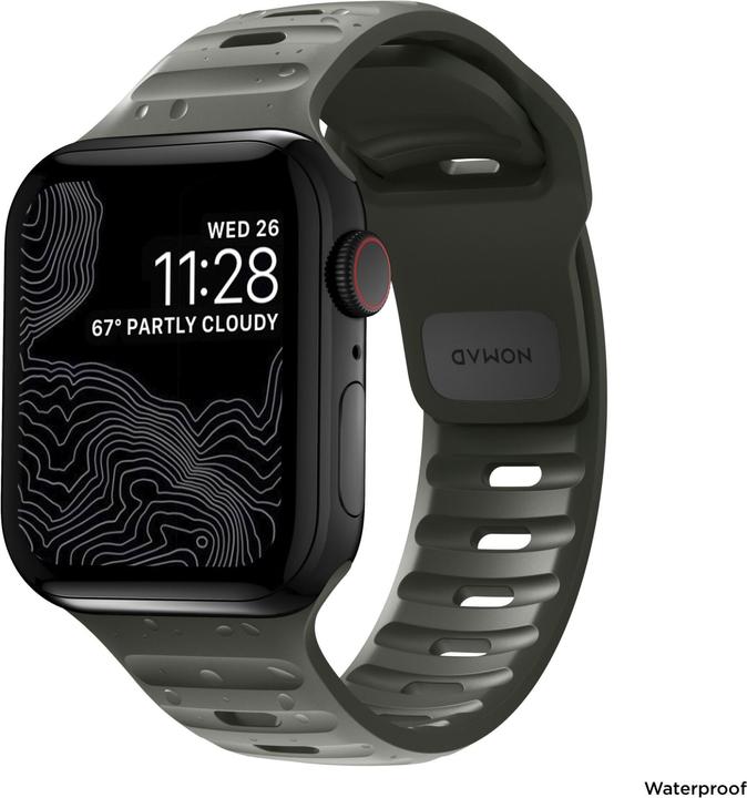 Actual product image Nomad Sport Strap V2 (45 mm, 44 mm, 42 mm, Aluminium, Rubber)