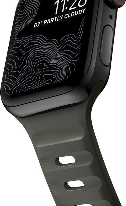 Actual product image Nomad Sport Strap V2 (45 mm, 44 mm, 42 mm, Aluminium, Rubber)
