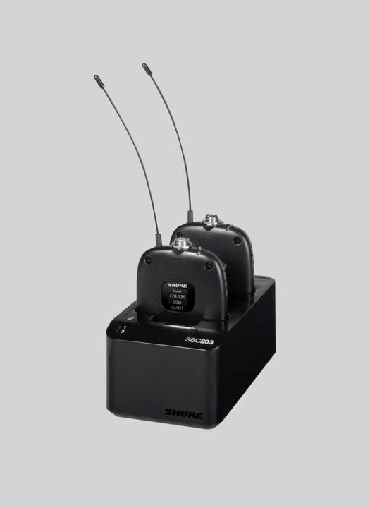 Actual product image Shure SBC203-PS SLX-D dubbele acculader