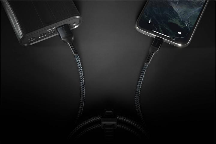 Actual product image Nomad Kevlar USB-A to Lightning Cable 1.5 m (1.50 m, USB 2.0, 12 W)