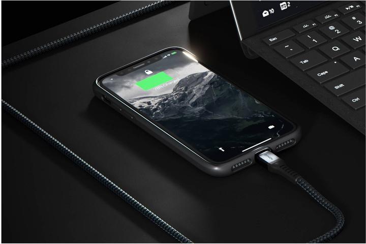 Actual product image Nomad Rugged USB-A to Lightning Cable 3 m (3 m, USB 3.2 Gen 1, 12 W)
