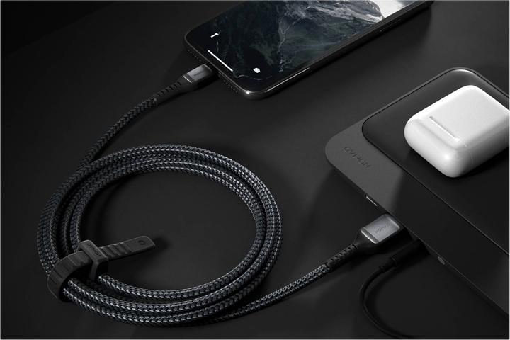 Actual product image Nomad Rugged USB-A to Lightning Cable 3 m (3 m, USB 3.2 Gen 1, 12 W)