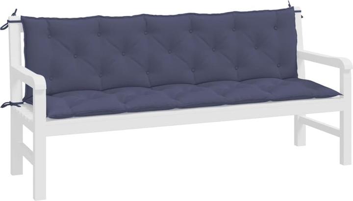 Image du produit VidaXL Coussins de banc de jardin 2 pcs. O x tissu ford (180 x 50 x 7 cm)