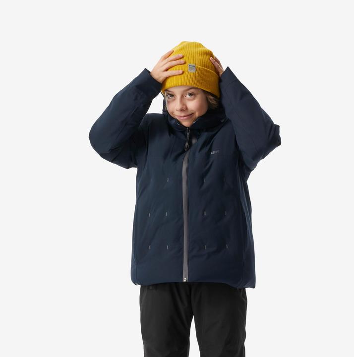 Actual product image Wedze Children's ski jacket padded warm and waterproof - 500 blue (152)