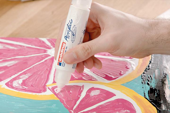 Produktbild Edding Acrylmarker 5400 Double Liner (Weiss, 10 mm, 1 x)