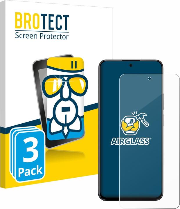 Produktbild BROTECT AirGlass Panzerglasfolie (3 Stück, Honor 90 Smart)