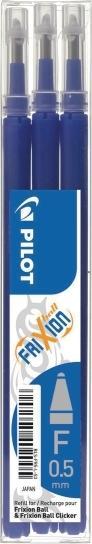 Produktbild Pilot FriXion Refill Set à 3 (Ersatzmine, Blau, 0.25 mm)