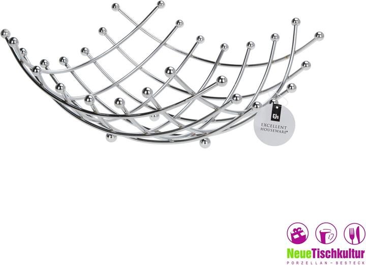 Actual product image neuetischkultur Fruit basket stainless steel (31 x 31 x 14 cm)