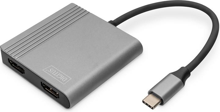 Produktbild Digitus USB Type-C 4K 2in1 HDMI Grafik-Adapter (USB Typ-C, 6 cm)