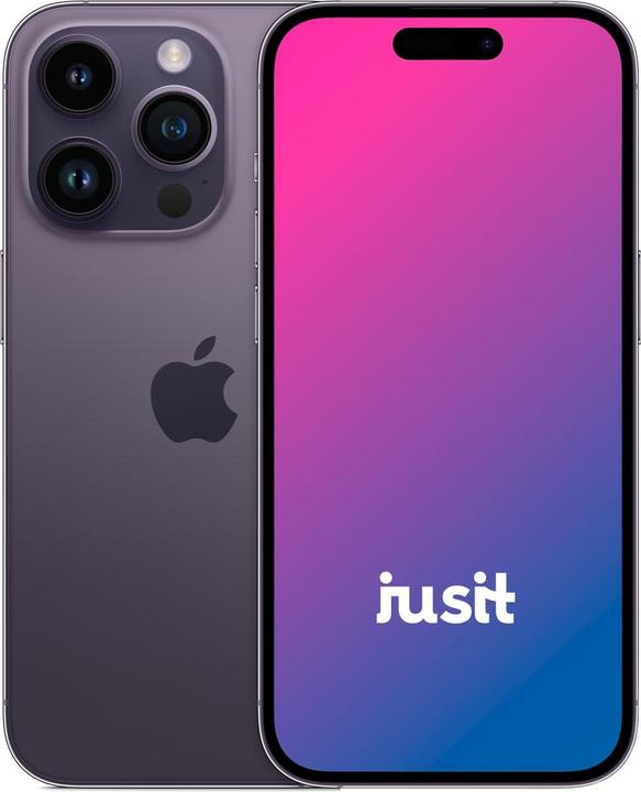 jusit iPhone 14 Pro (128 GB, Purple, 6.10", 48 Mpx, SIM + eSIM, B / Sehr gut)