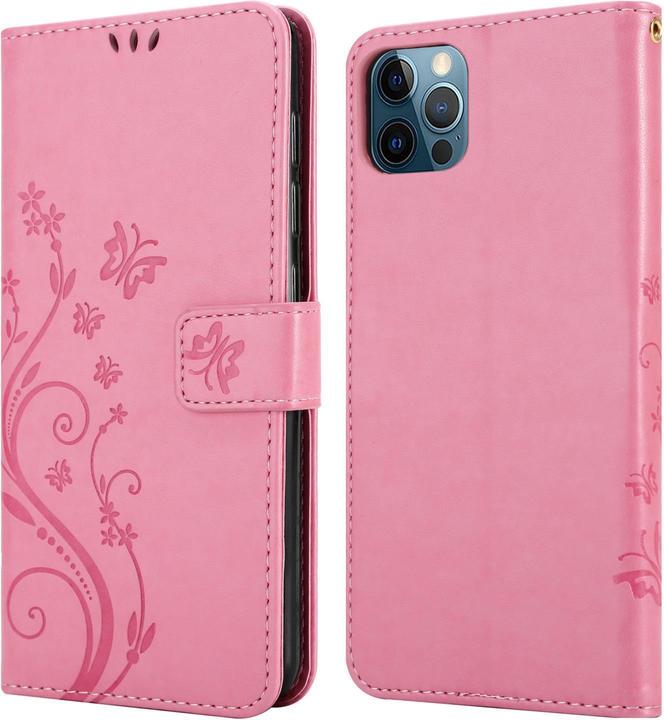 Image du produit Cadorabo Pochette Flower Book (Apple iPhone 13 Pro)