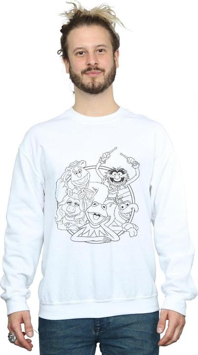 Immagine prodotto Disney The Muppets Group Line Art Felpa Uomo (S)
