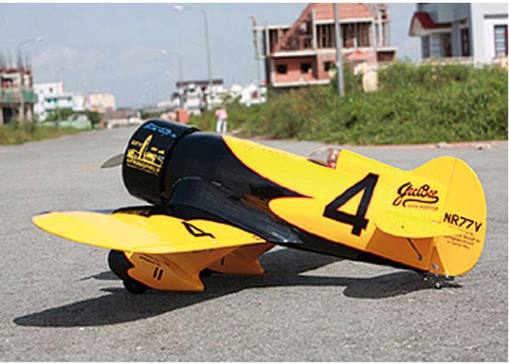 Actual product image Seagull Models geebee 120 arf in wood construction for burner drives (Multi motor)