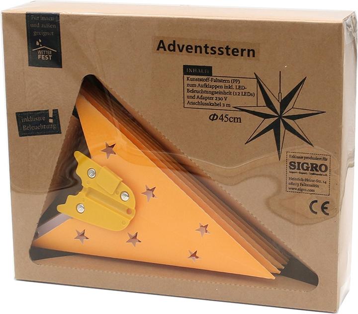 Produktbild SIGRO Weihnachtsstern, 7 Zacken