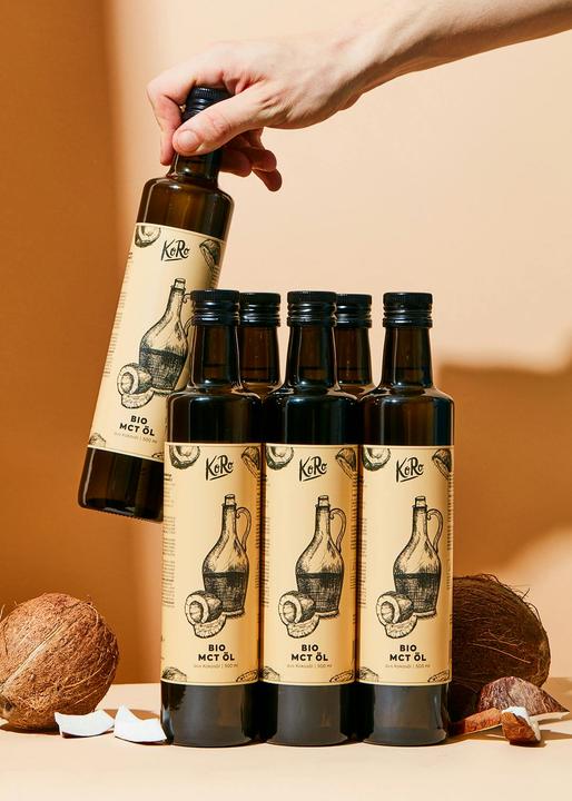 Produktbild KoRo Bio MCT Öl (mittelkettige Triglyceride aus Kokosöl) (500 ml)