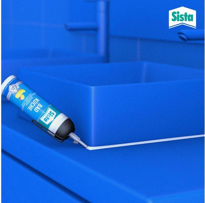 Actual product image Sista Bathroom + Kitchen white (0.24 kg, White, 100 ml)
