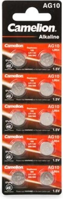 Energie-Label Pilha LR1130/AG10 für Uhren (10 Stk., AG10, 78 mAh)