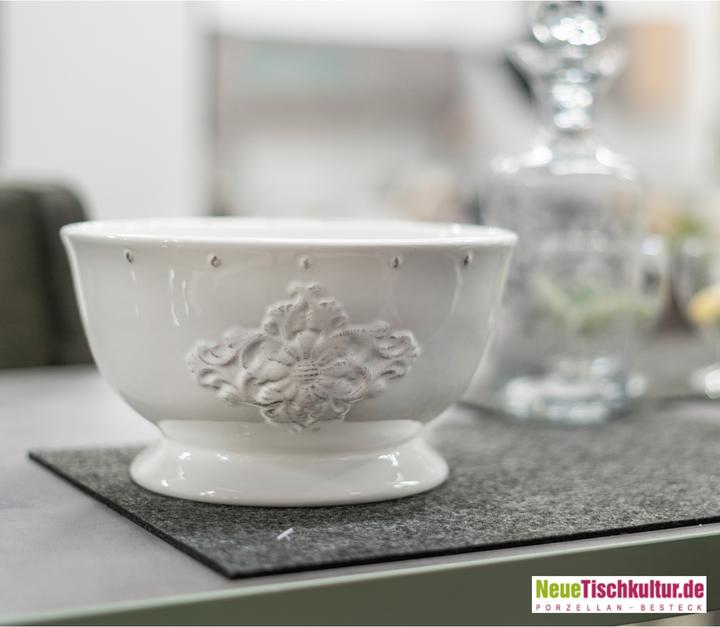 Produktbild neuetischkultur Salatschüssel Keramik weiss (23 cm, 2.10 l, 1 x)