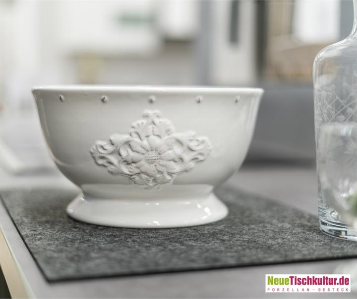 Produktbild neuetischkultur Salatschüssel Keramik weiss (23 cm, 2.10 l, 1 x)