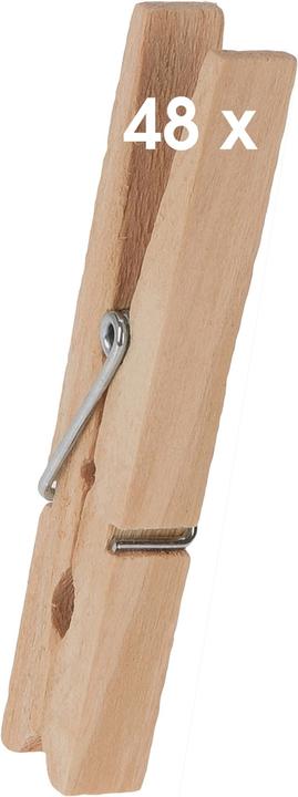 Actual product image HTI-Living Clothes pegs, 48 pieces