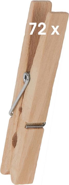 Actual product image HTI-Living Clothes pegs, 72 pieces