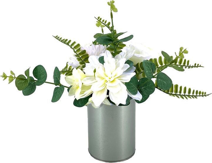 Actual product image NTK-Collection Artificial Flower White Jasmine in Vase (28 cm)