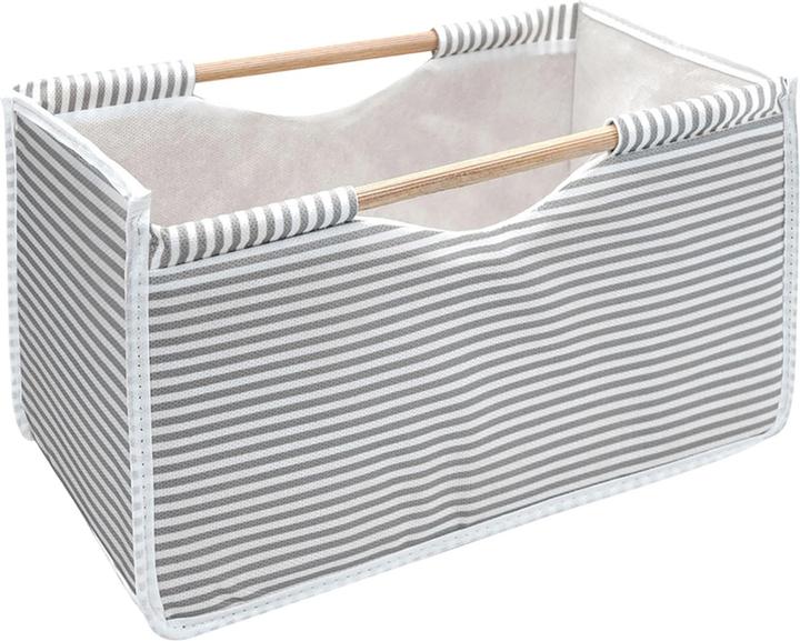 Immagine prodotto HTI-Living Scatola pieghevole in tessuto blu-bianco (32 x 17 x 18 cm)