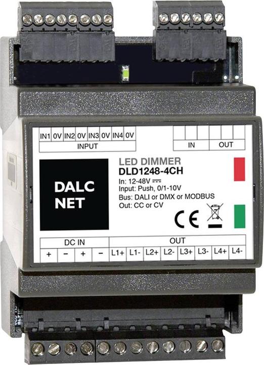 Dalcnet Variateur 12V-48V 0.7A CC DMX 4 sorties