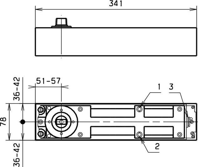 Actual product image Dormakaba Floor spring BTS 80 (Indoor)