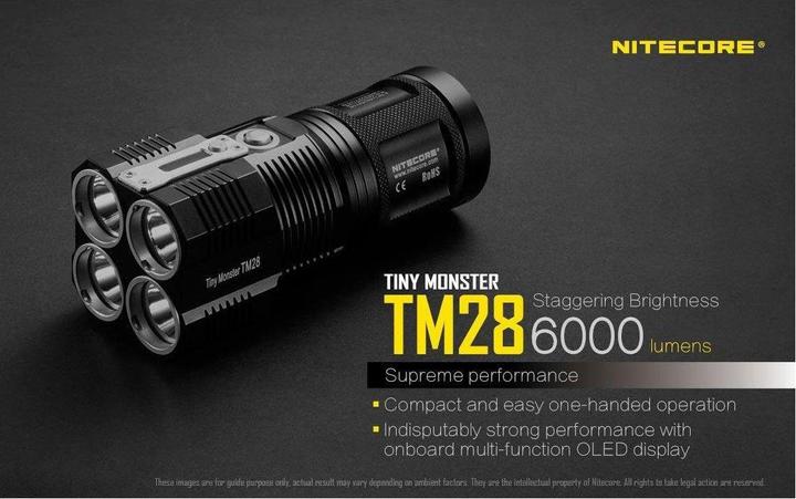 Actual product image Nitecore TM28 - 6000 lumen (14.20 cm, 6000 lm)