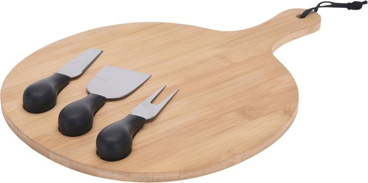 Produktbild neuetischkultur Käse-Set, Brett mit Messer