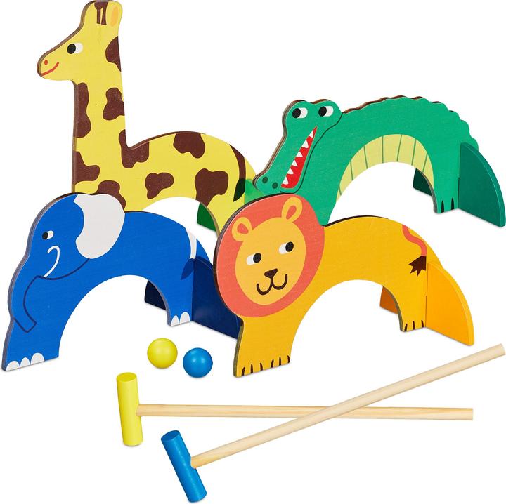 Relaxdays Jeu de croquet